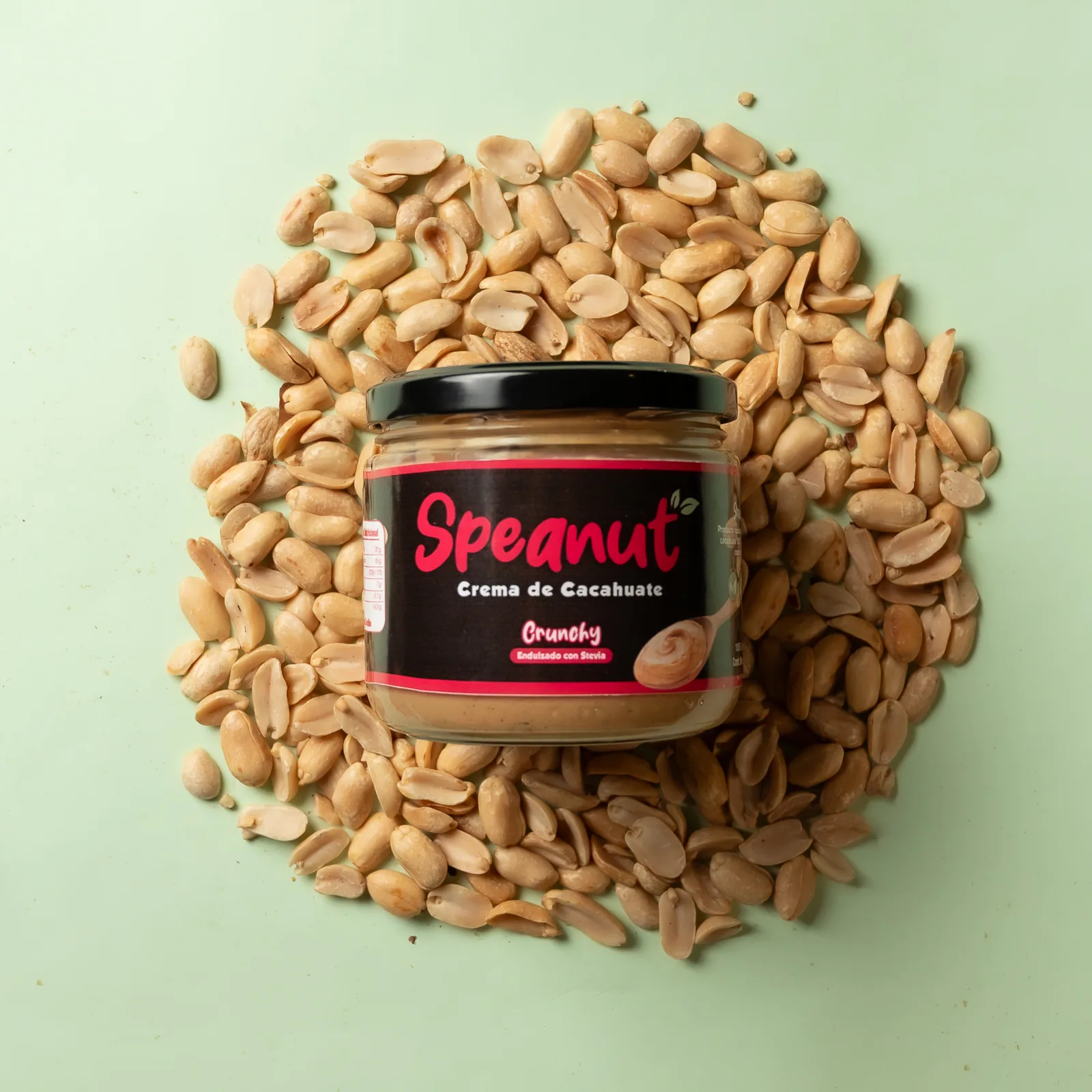 Speanut Crunchy, crema de cacahuate de 300 g