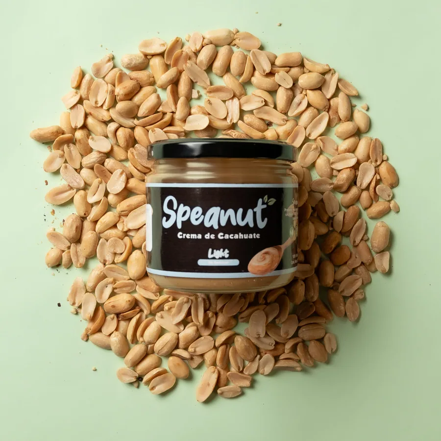Frasco de Speanut Light, crema de cacahuate de 300 g